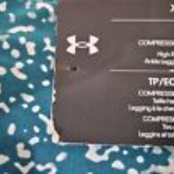 Under Armour High Rise Ankle Legging BLUE Size XS - Picture 4 of 10